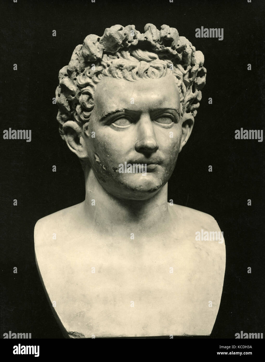 Nero, Leiter Statue Stockfoto