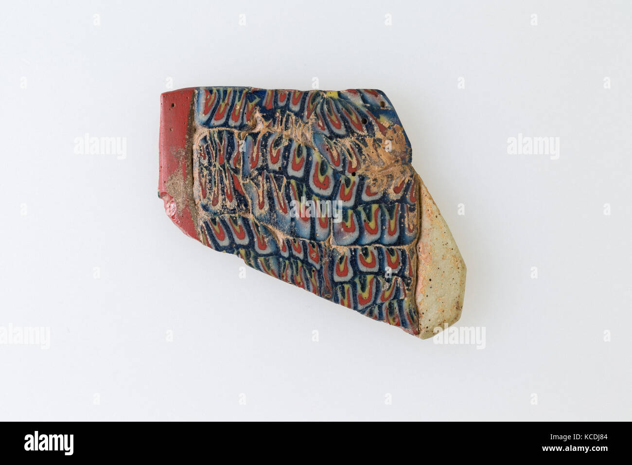 Inlay Fragment, Feder (?) Design, 1.-3. Jahrhundert A.D Stockfoto