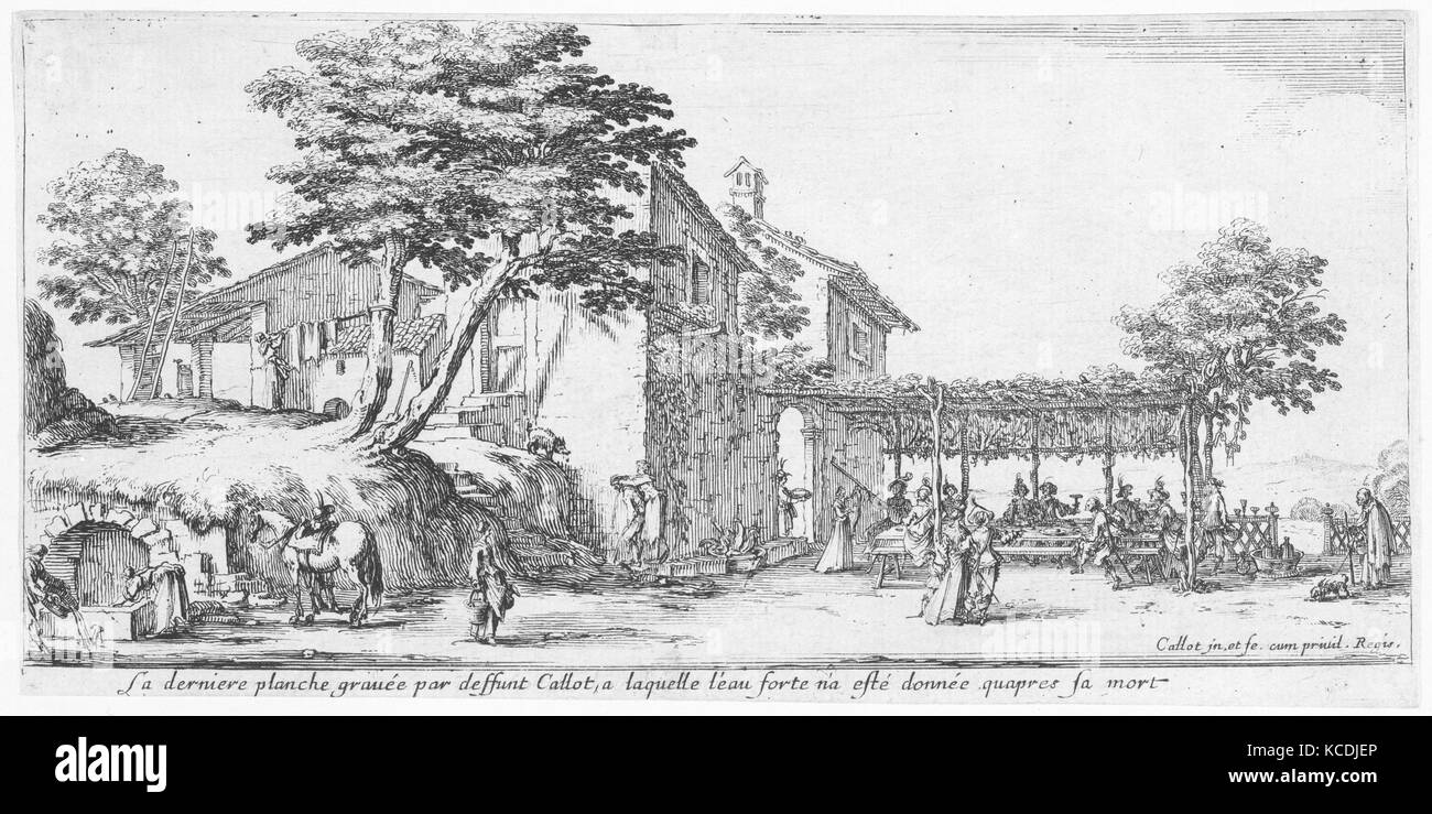 Die kleinen Gitter, Jacques Callot, Anfang des 17. Jahrhunderts Stockfoto