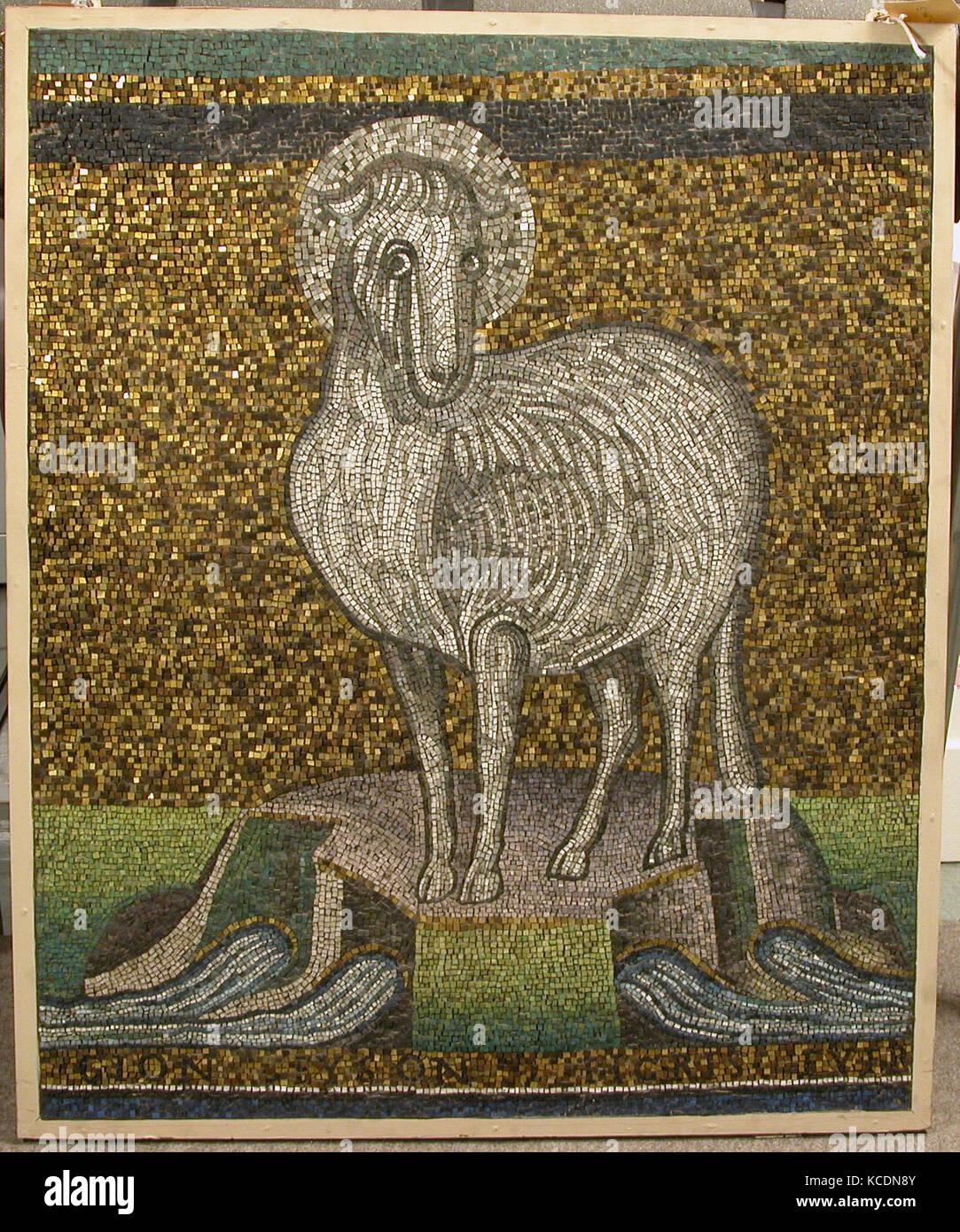 Agnus Dei, Anfang des 20. Jahrhunderts (Original vom 6. Jahrhundert Stockfoto