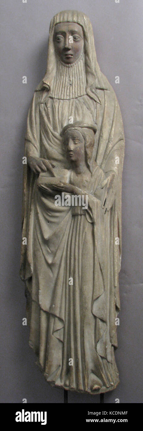 Bildung der Jungfrau von Saint Anne, 15. Jahrhundert Stockfoto