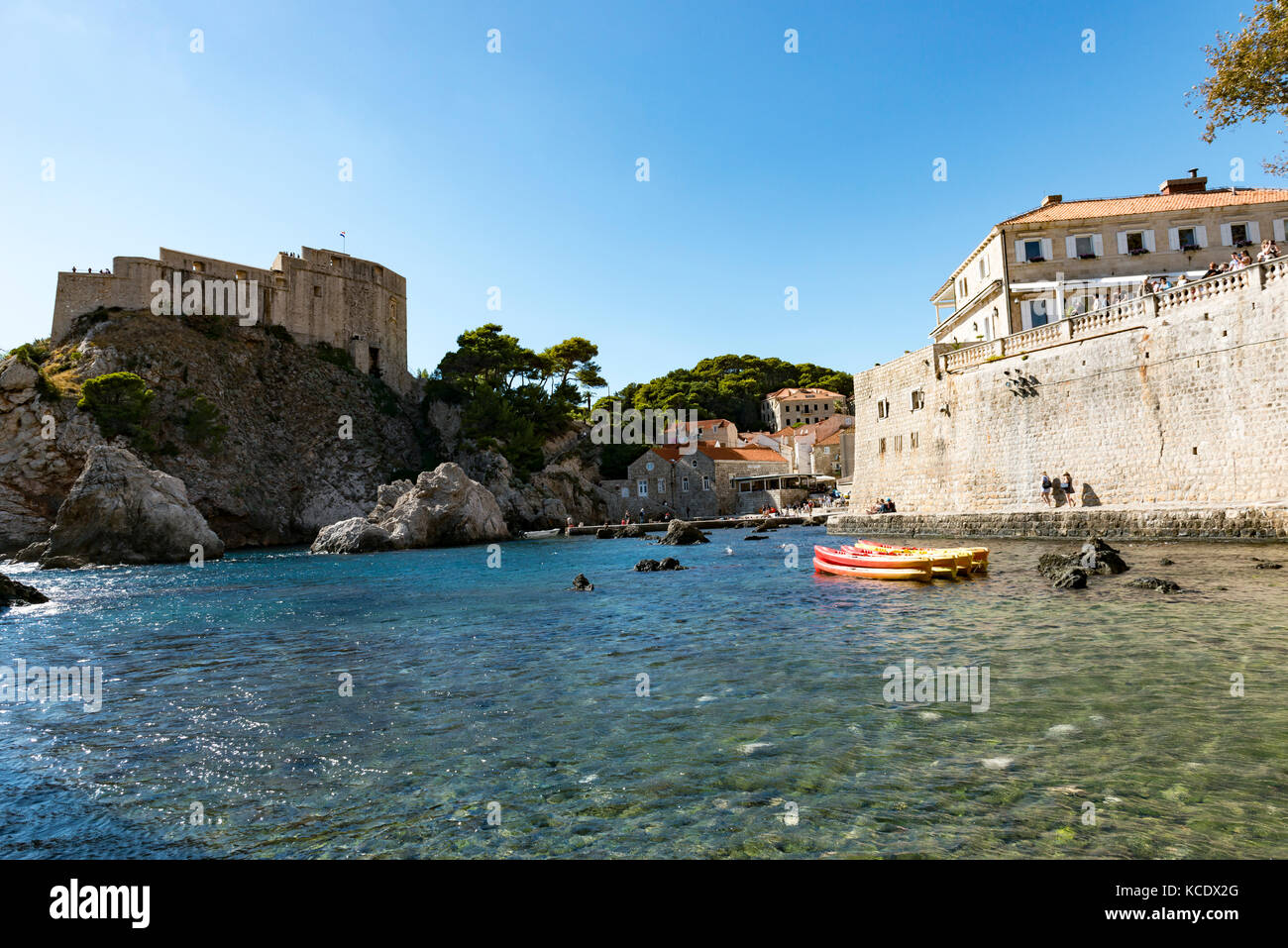 St. Lawrence Festung, Dubrovnik Stockfoto