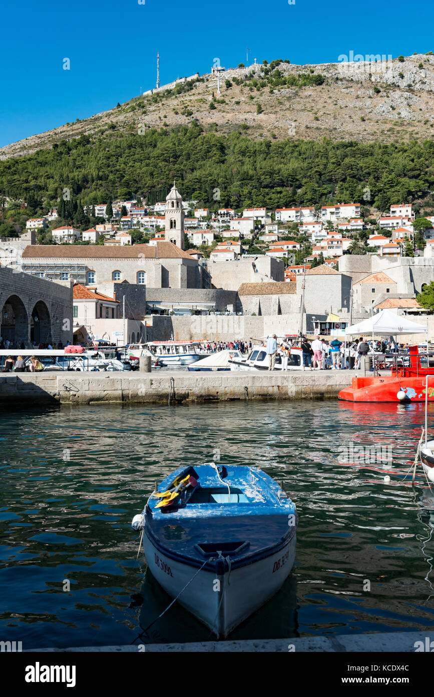 Dubrovnik Altstadt Hafen Stockfoto