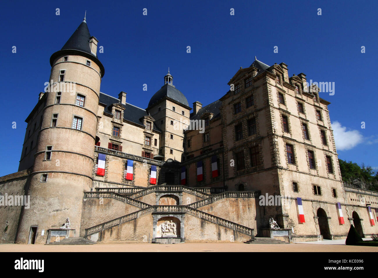 Das Chateau de Vizille beherbergt das Musée de la Révolution française de Vizille. Stockfoto
