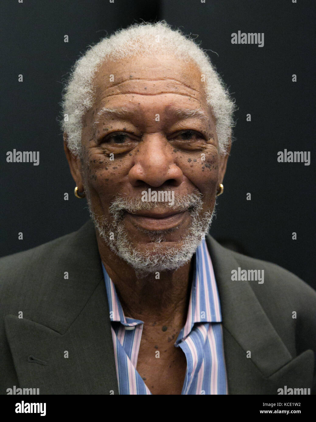 New York, New York 28.09.2017. Morgan Freeman exklusive Portrait an der Paley Center darstellen. sppider/alamy Stockfoto