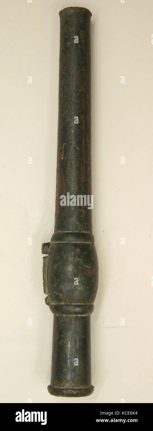 Hand Cannon (Chong), datiert 1424, Chinesisch, Bronze, L. 14 1/16-in. (35,7 cm); Cal. .59 in. (15 mm); Wt. 5 lb. 0,2 oz. (2273.6 g Stockfoto