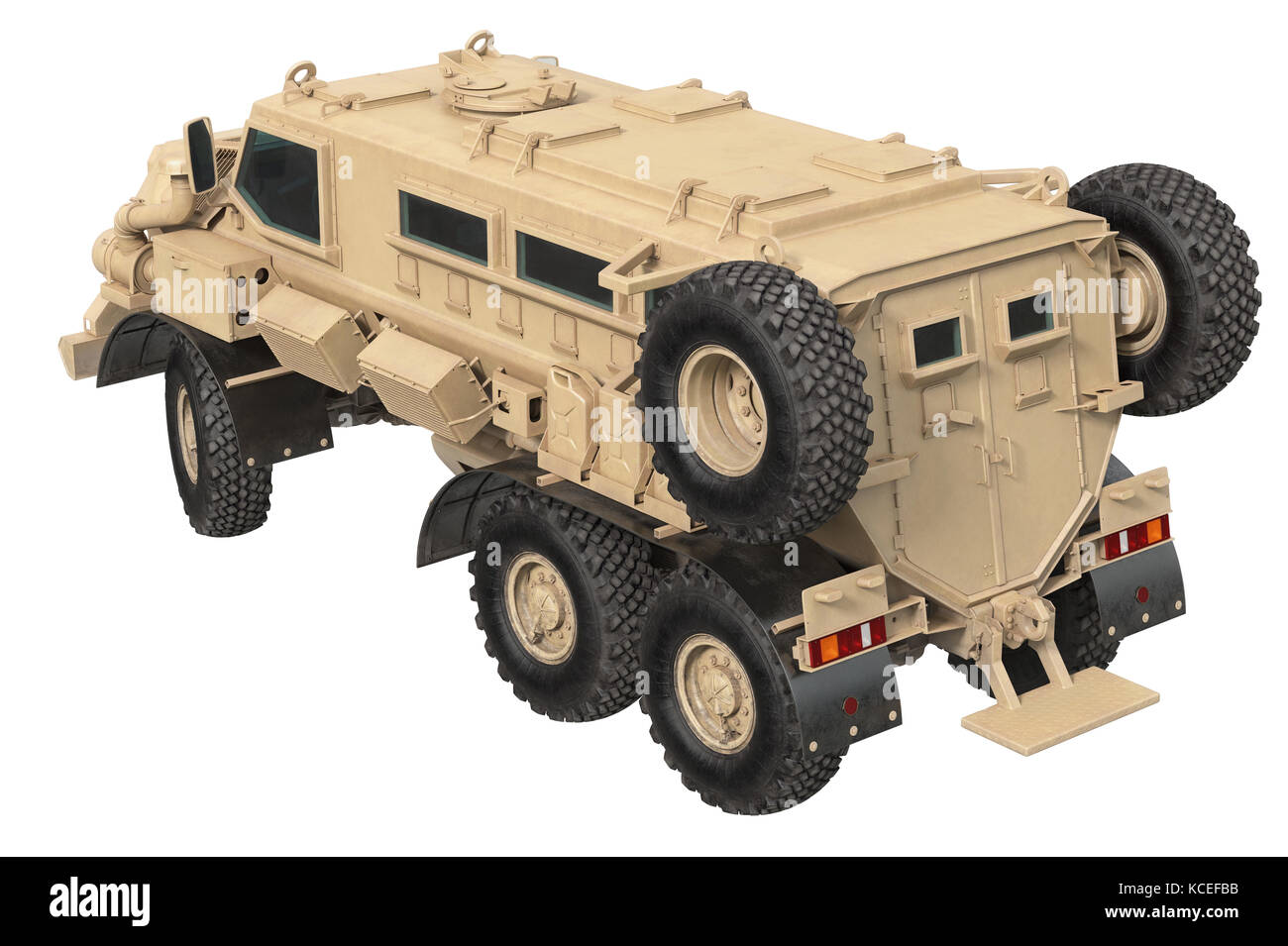 LKW-militärische Verteidigung-Transport Stockfoto