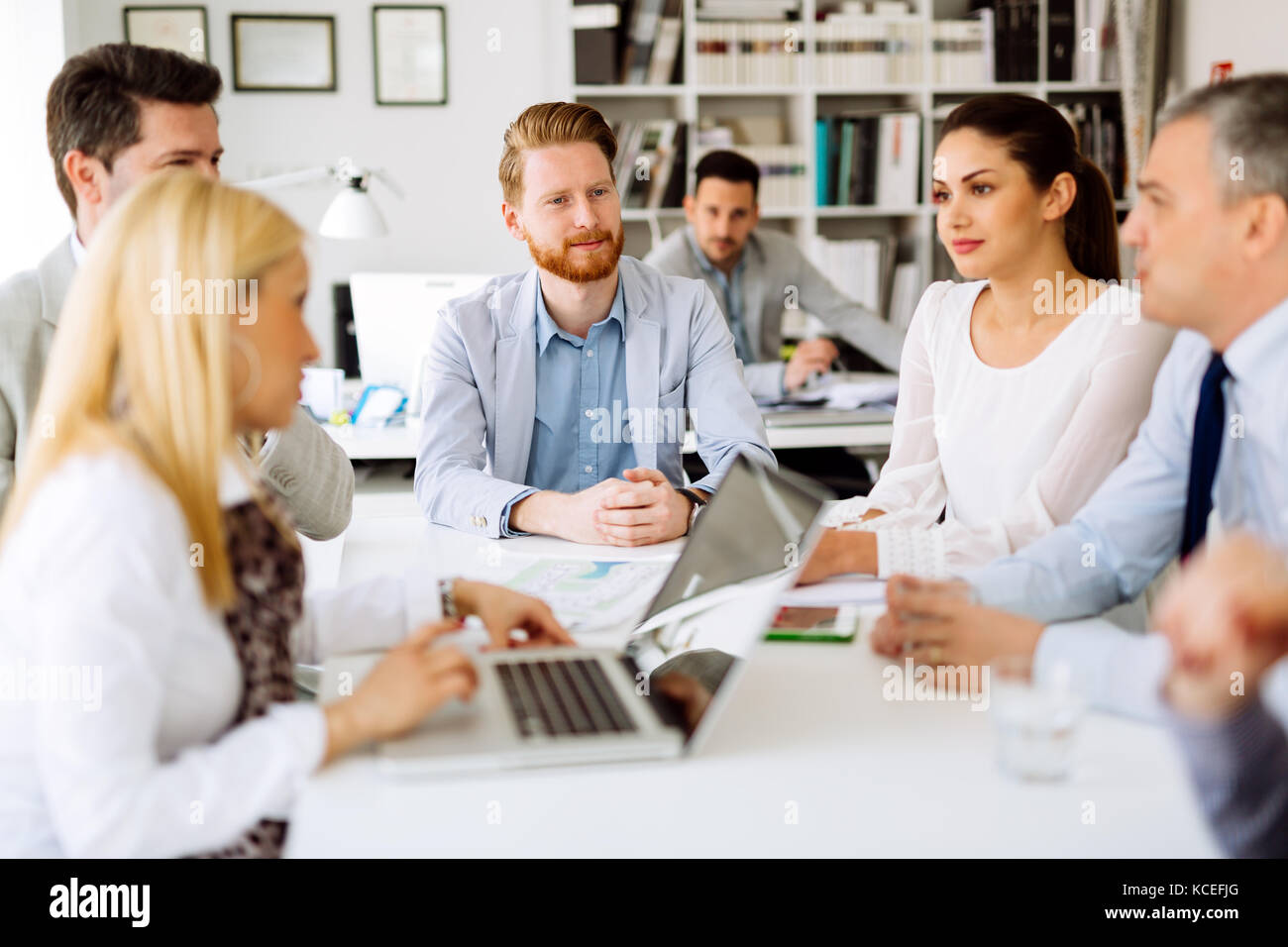 Business Meeting und Brainstorming Stockfoto