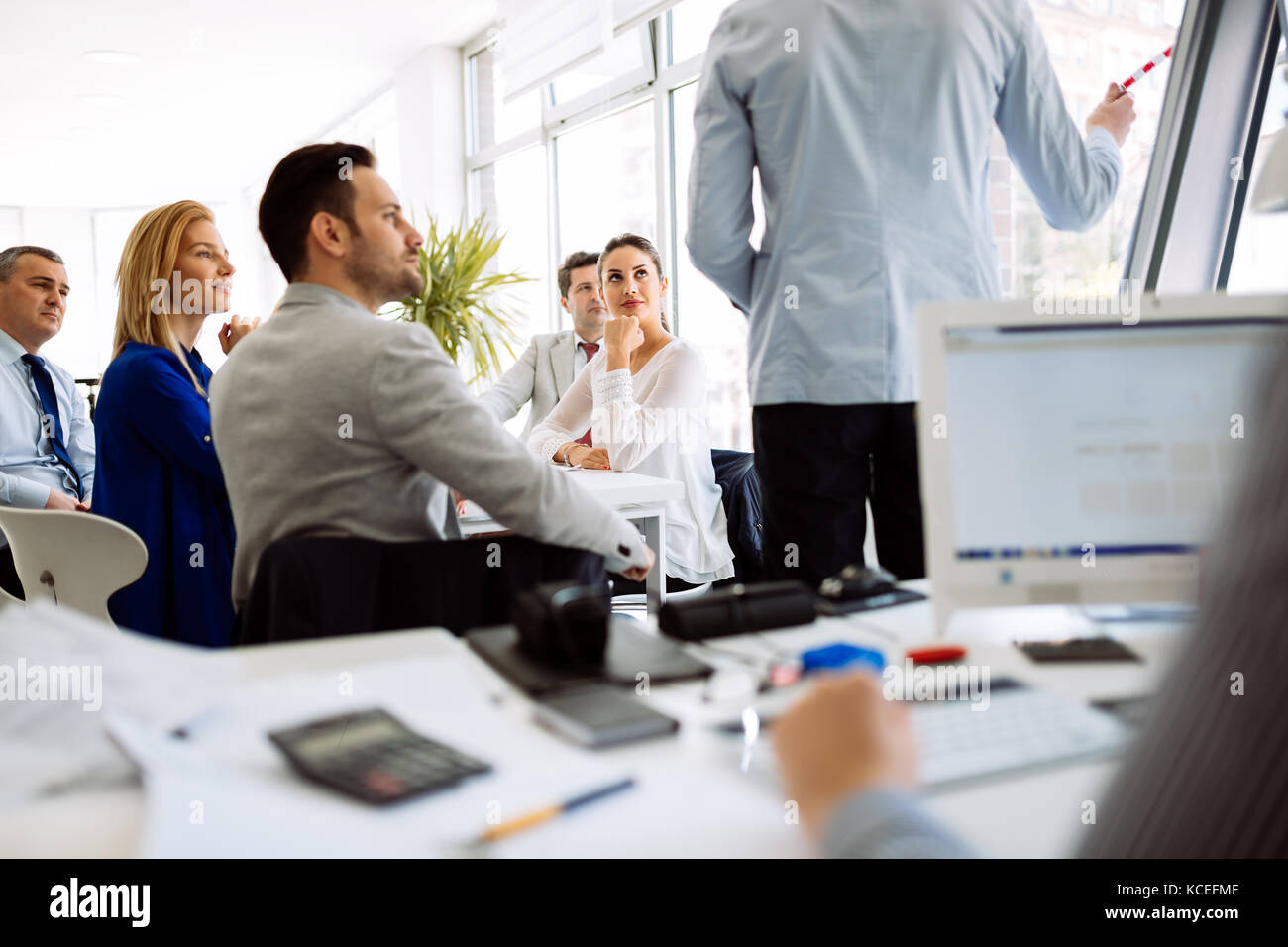 Business-Leute treffen Stockfoto
