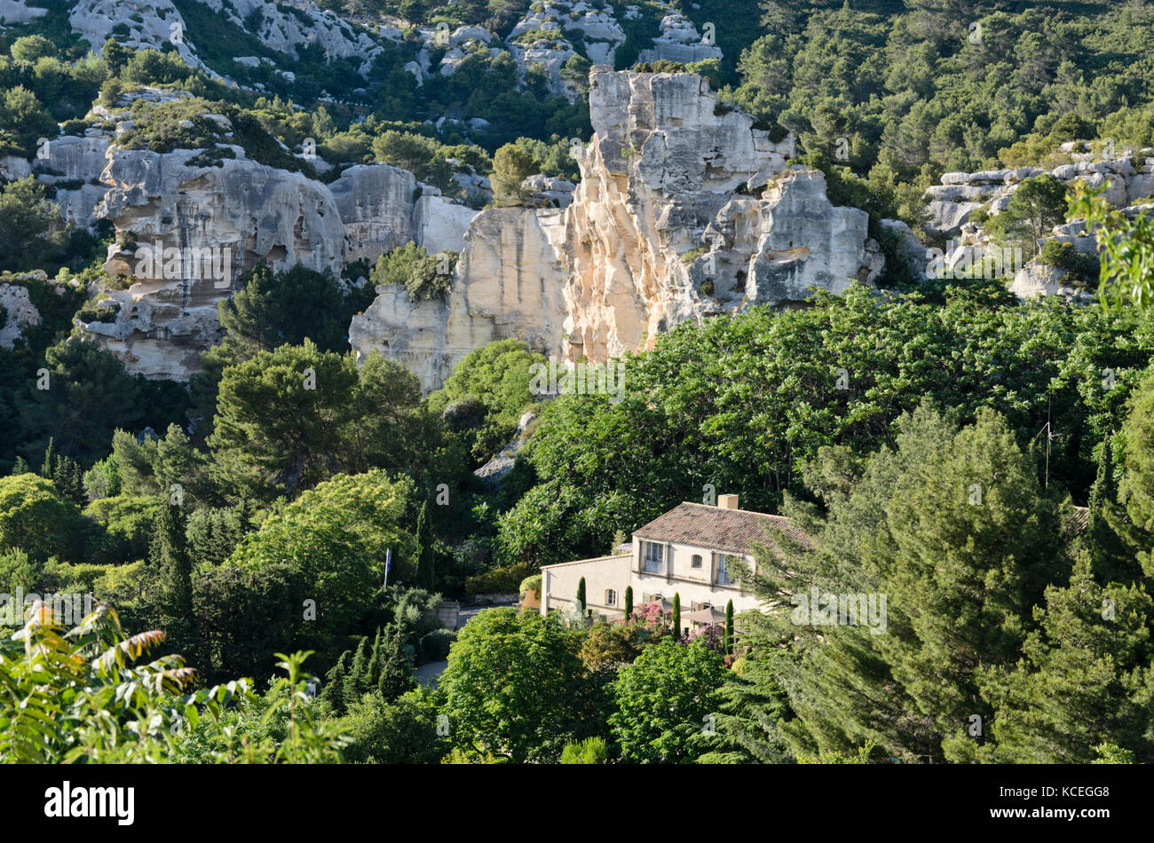 Les Baux-de-Provence, Provence, Frankreich Stockfoto