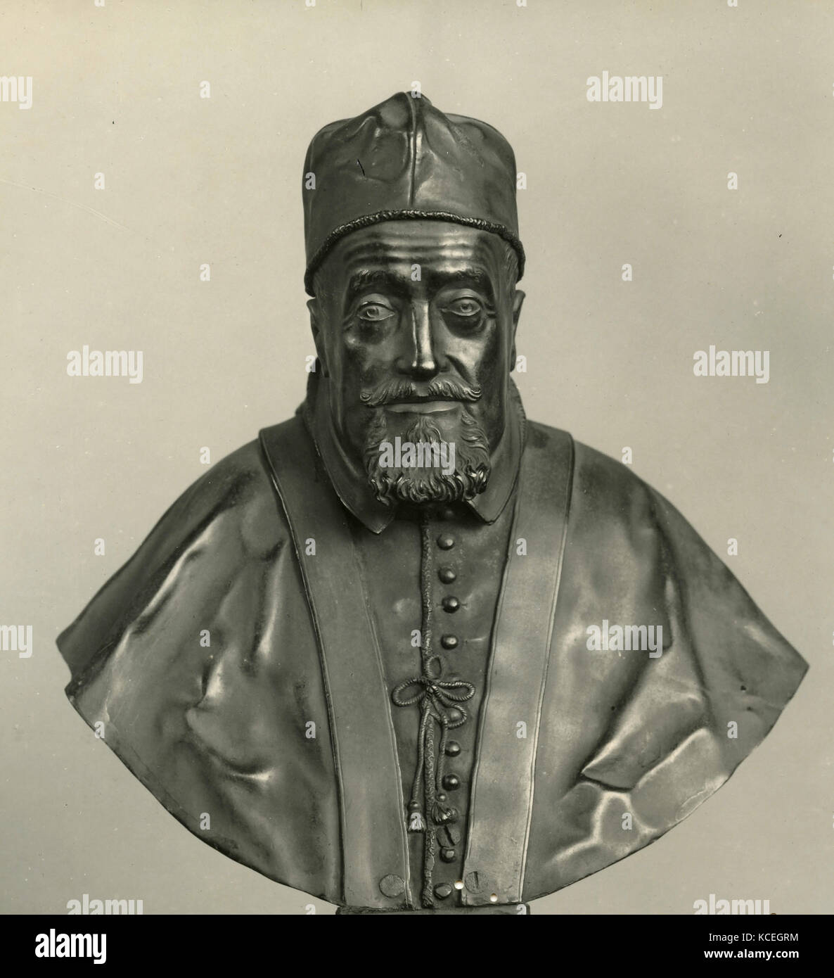 Papst Paul V., bronze Büste Stockfoto