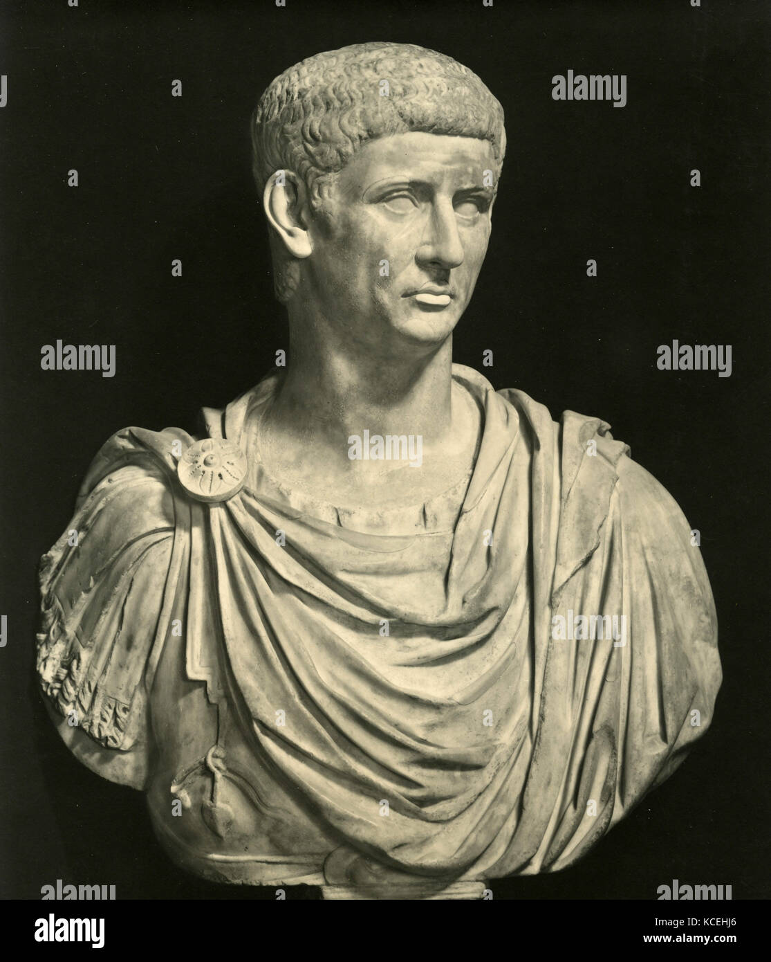 Claudius, Römischer Kaiser, marmorbüste Stockfoto