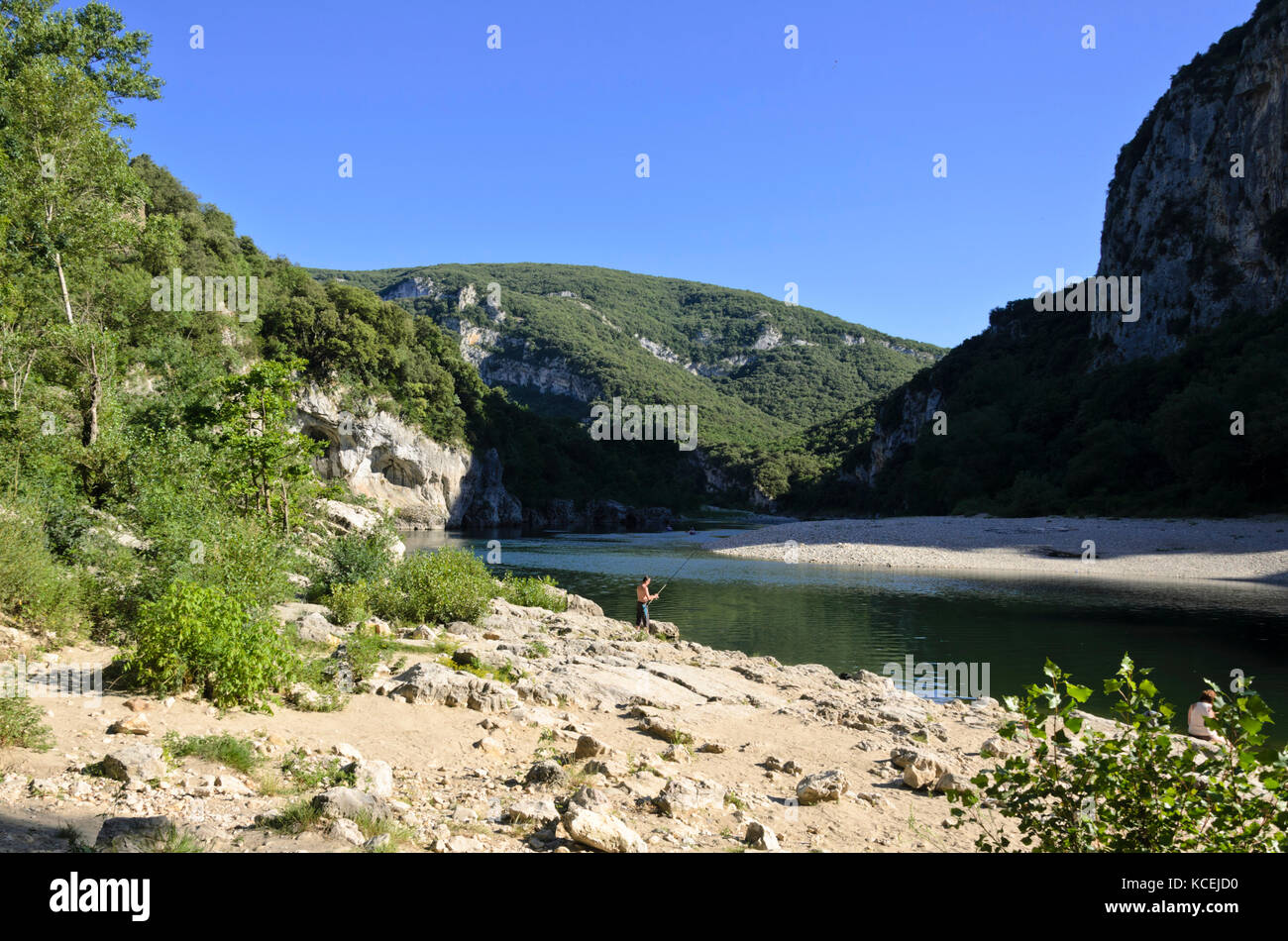 Ardèche, Frankreich Stockfoto
