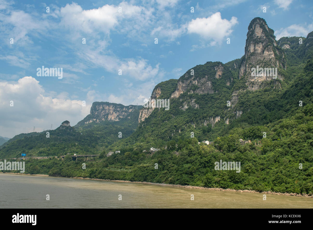 Xiling Schlucht, Yangtze, Hubei, China Stockfoto