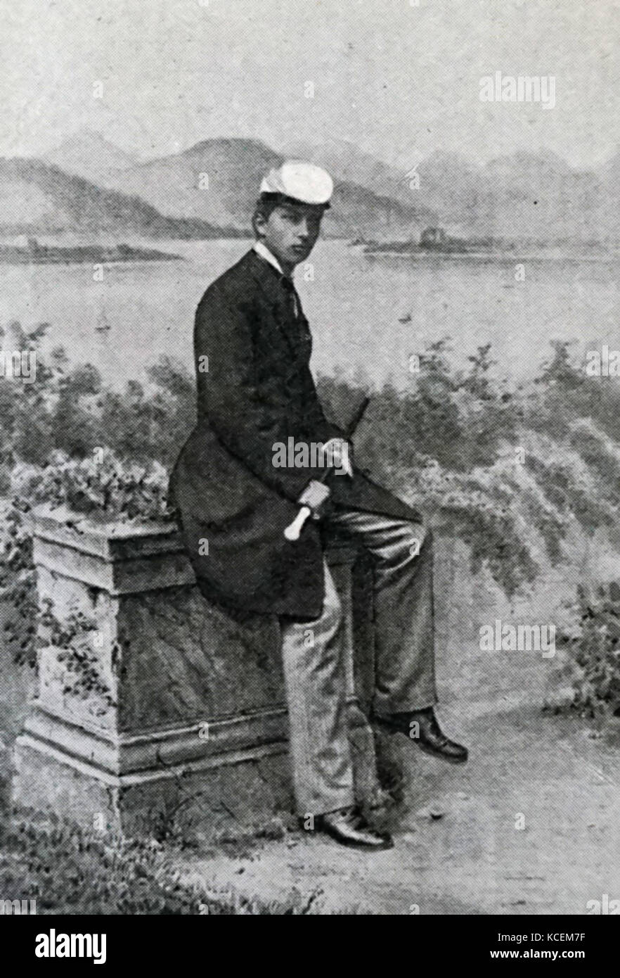 Foto des Prinzen Wilhelm von Preußen (1906-1940), während ein Student an der Universität Bonn. Vom 20. Jahrhundert Stockfoto