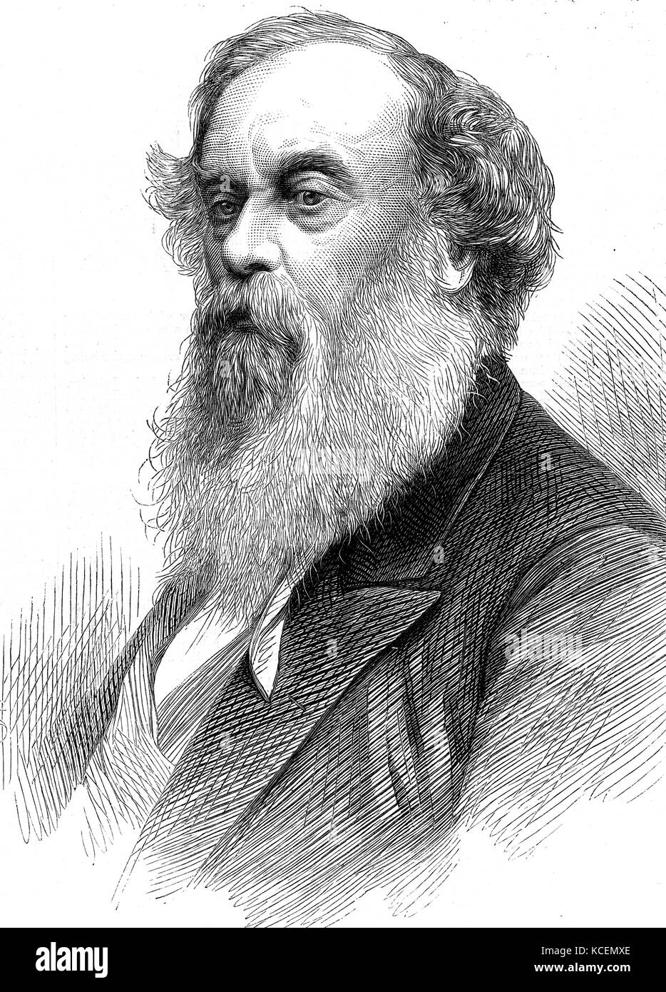 Sir Titus Salt, 1st Baronet (20. September 1803 bis 29. Dezember 1876), in Morley, in der Nähe von Leeds geboren, war ein Hersteller, Politiker, und Philanthrop in Bradford, West Riding von Yorkshire, England. Er ist am besten für in Salt's Mill, eine große Textilfabrik, zusammen mit der daran befestigten Dorf Saltaire gebaut bekannt Stockfoto