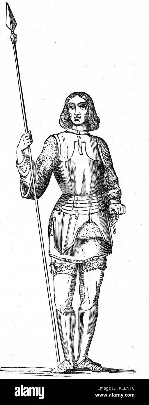 Saint George (AD 275 - 281 bis 303), römischer Soldat, für nicht um seinen christlichen Glauben zu widerrufen Gemartert Stockfoto