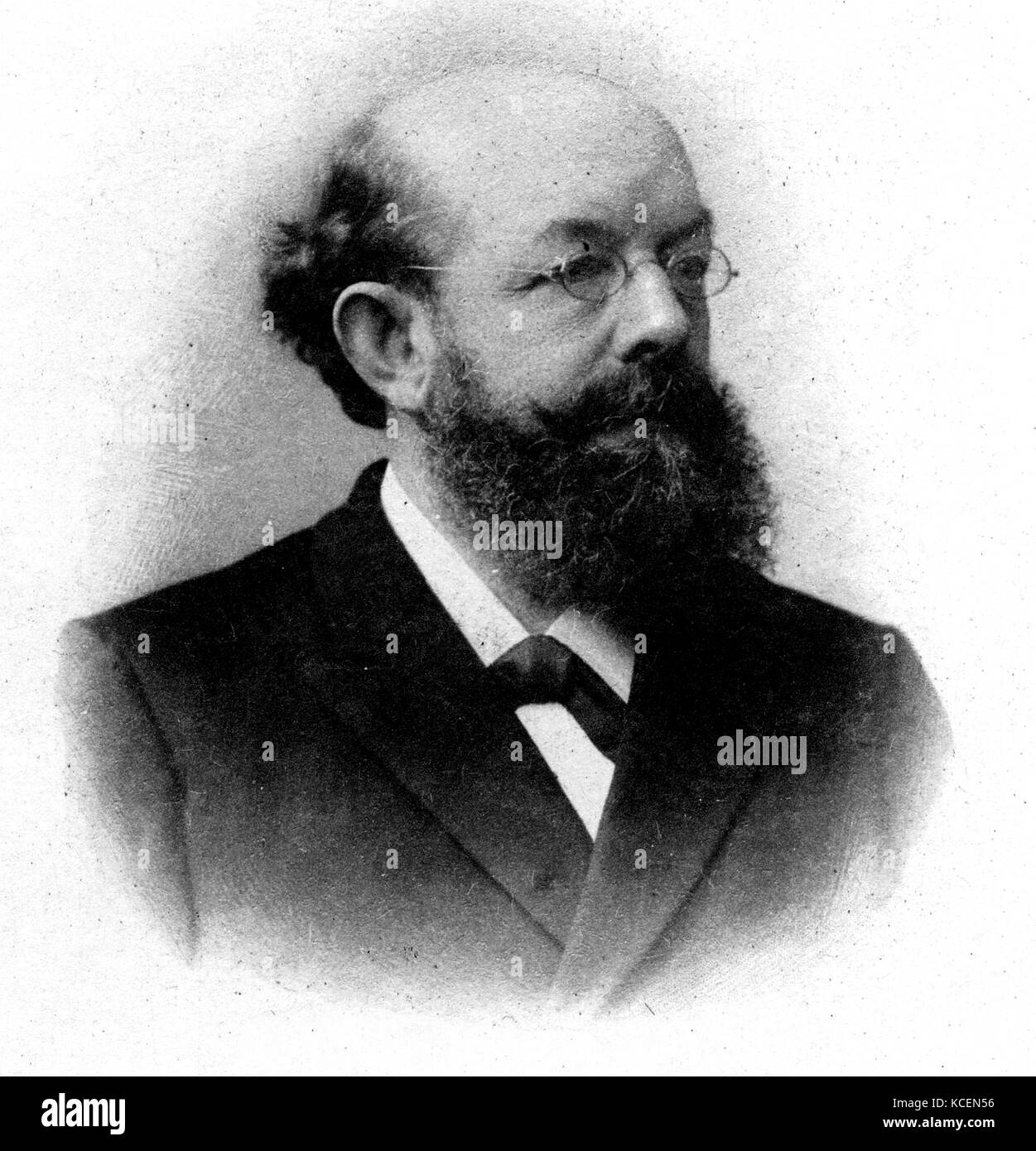 Adolph Christian Wilhelm Wenzl (1846-1901), deutscher Astronom. Zusammen mit Ernst Wilhelm Klinkerfues, setzte er die Arbeit von Carl Friedrich Gauß auf positionelle Astronomie. Er widmete sich auch der Meteorologie. 1885 wurde er Mitglied der Leopoldina. Ab 1893 war er ordentliches Mitglied der Akademie der Wissenschaften zu Göttingen. Stockfoto