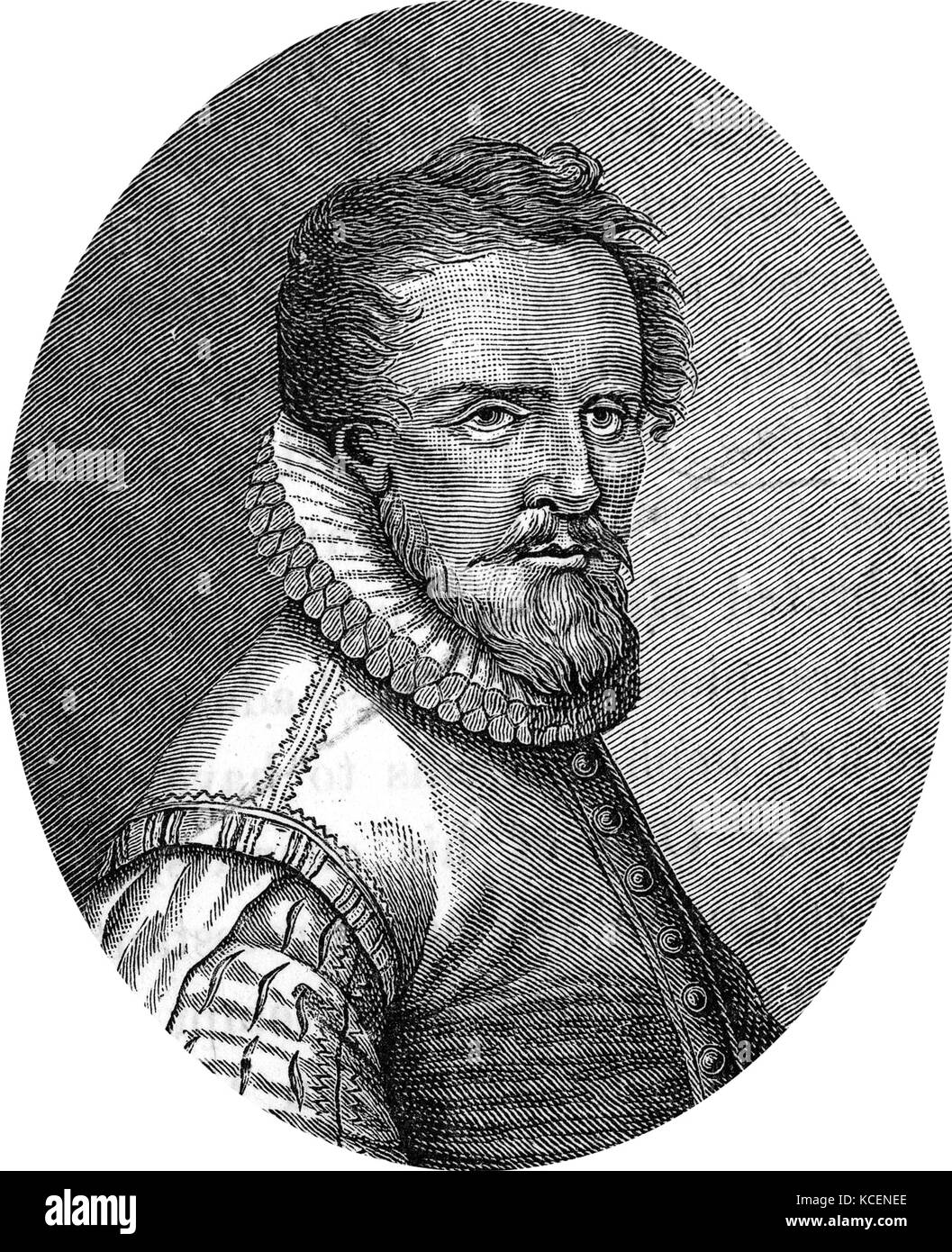 Porträt von Ludwig Senfl (1486-1543), ein Schweizer Komponist der Renaissance. Vom 16. Jahrhundert Stockfoto