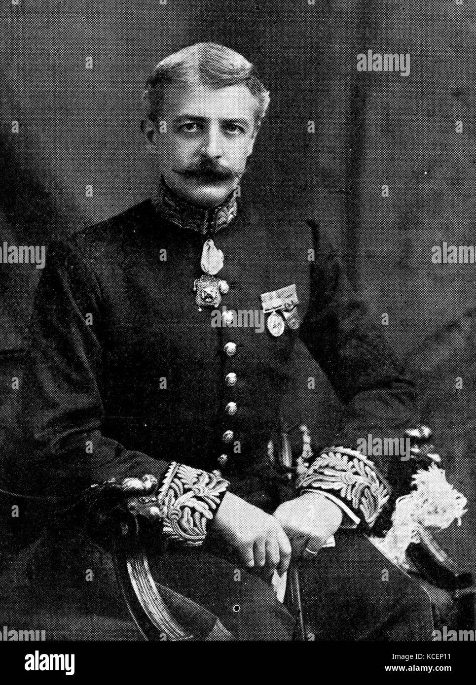 Foto von George Wyndham (1863-1913) ein britischer konservativer Politiker, Staatsmann, Literat und eine der Seelen. Vom 20. Jahrhundert Stockfoto