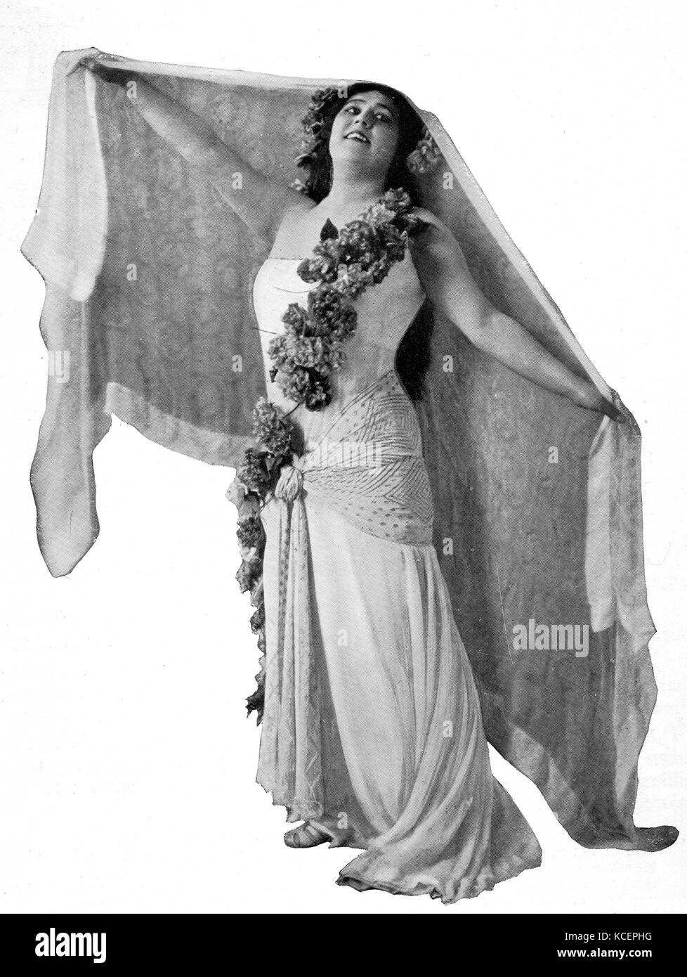 Foto von Edna Thornton (1875-1964) ein britischer Opernsänger. Vom 20. Jahrhundert Stockfoto