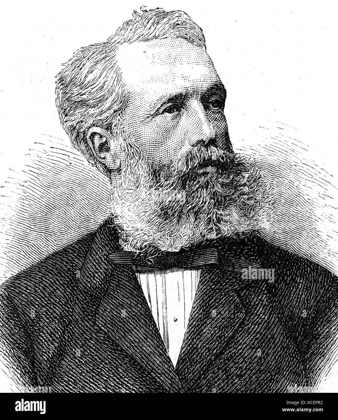 Porträt von Friedrich Siemens (18261904) ein deutscher Unternehmer und