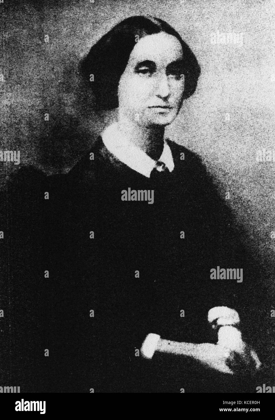 Foto von Clara Maffei (1814-1886) eine italienische Frau von Buchstaben und Geldgeber des Risorgimento. Vom 19. Jahrhundert Stockfoto