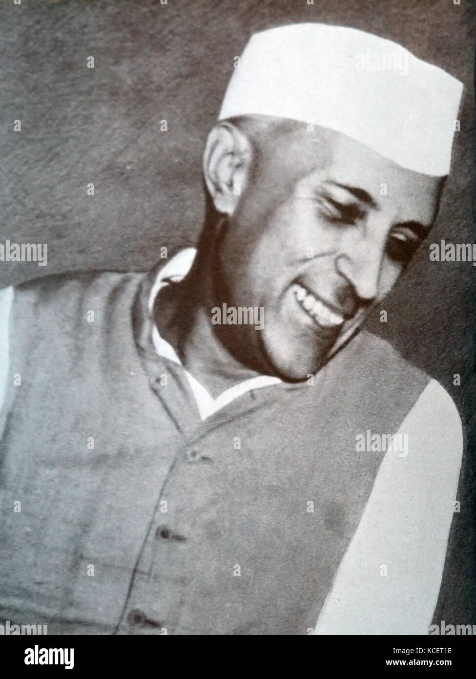 Jawaharlal Nehru (1889-1964) war der erste Premierminister von Indien Stockfoto