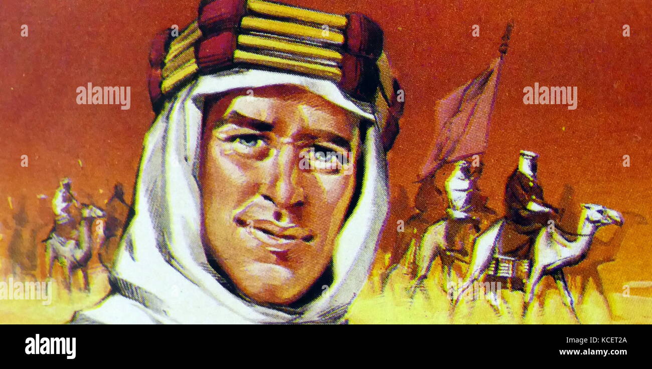 Thomas Edward Lawrence (16. August 1888 - 19. Mai 1935). britische Autor, Archäologe, Offizier und Diplomat. Lawrence wurde von Peter O'Toole in der 1962 Film Lawrence von Arabien dargestellt, Stockfoto