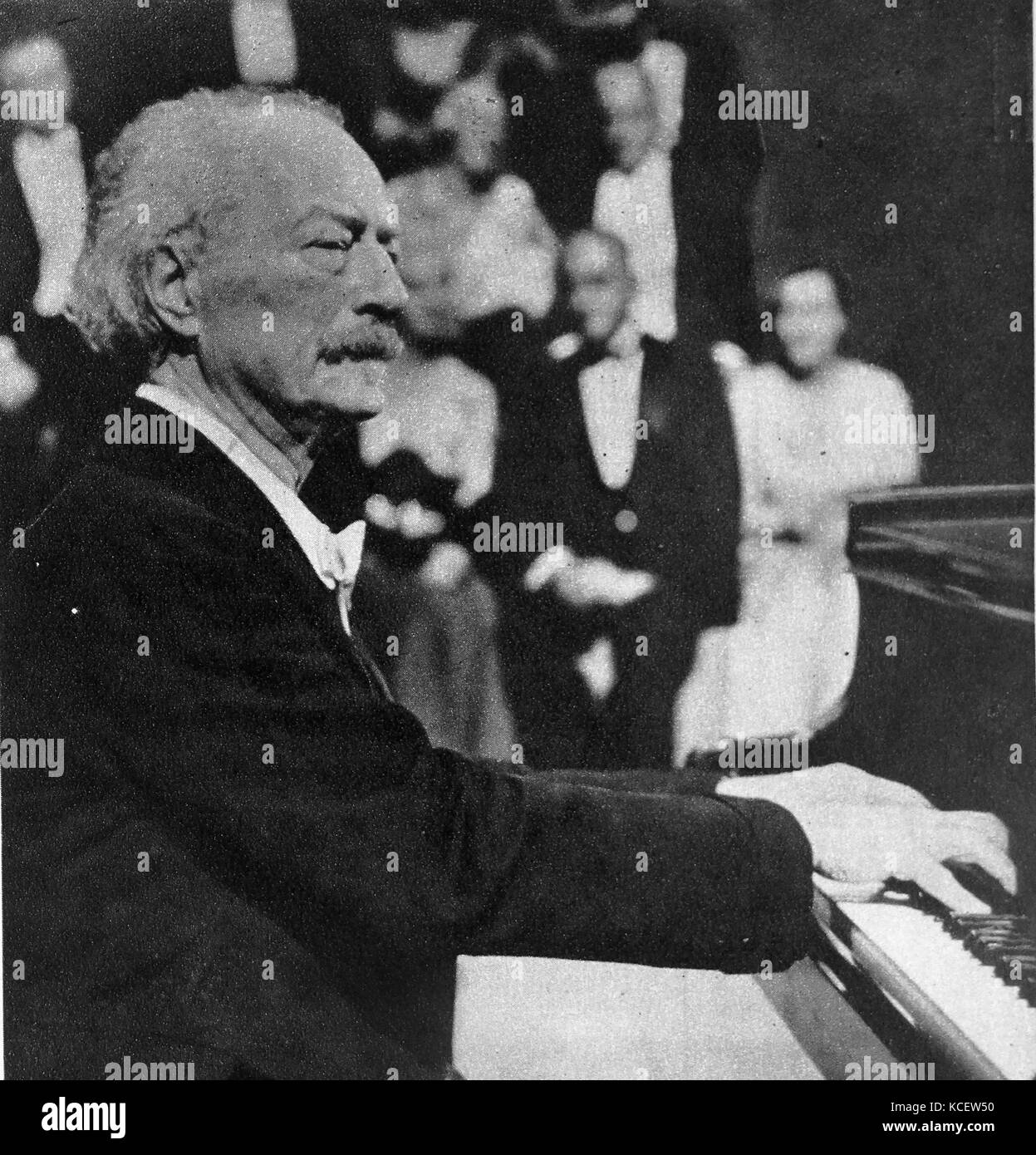 Ignacy Jan Paderewski, (1860 - 29. Juni 1941); polnische Pianist und Komponist, Politiker und Sprecher der polnischen Unabhängigkeit. Stockfoto