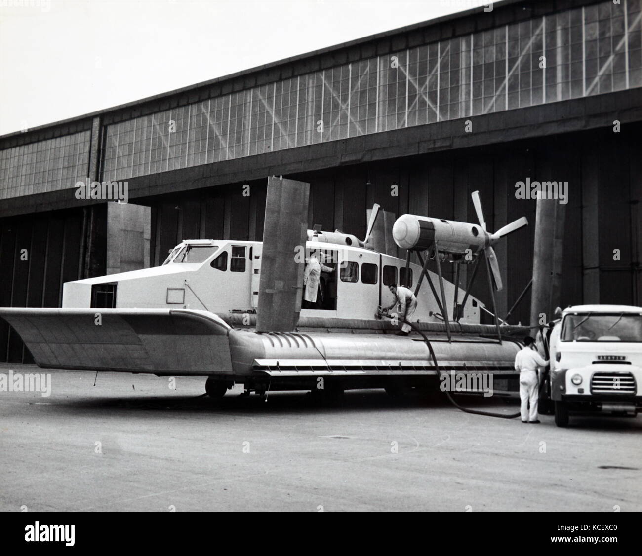 Foto einer Sikorsky S-64 Skycrane, eine Amerikanische zweimotorige heavy-lift Hubschrauber. Vom 20. Jahrhundert Stockfoto