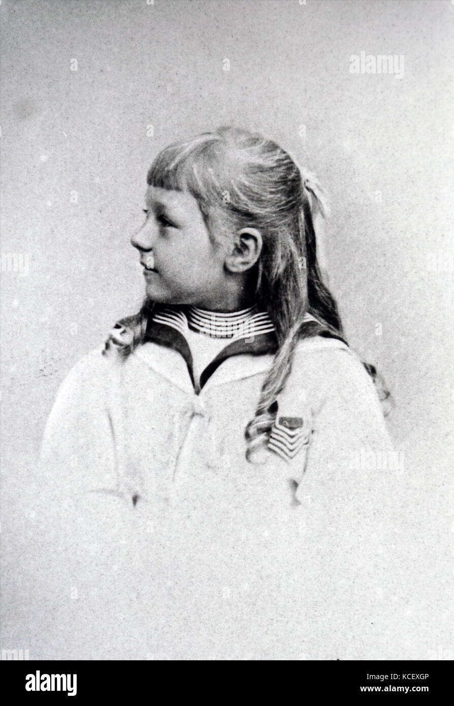 Foto von Prinzessin Victoria Luise von Preußen (1892-1980), Tochter des deutschen Kaisers Wilhelm II. und Auguste Viktoria von Schleswig-Holstein. Vom 19. Jahrhundert Stockfoto