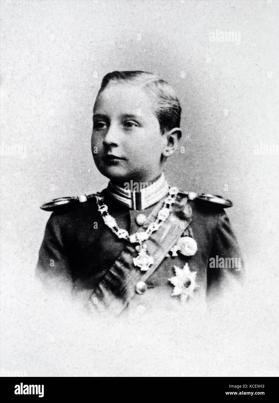 Foto von Prinz Oskar Karl Gustav Adolf von Preußen (1888 - 1958) war der fünfte Sohn von Wilhelm II., deutscher Kaiser und Augusta Victoria von Schleswig-Holstein. Vom 19. Jahrhundert Stockfoto