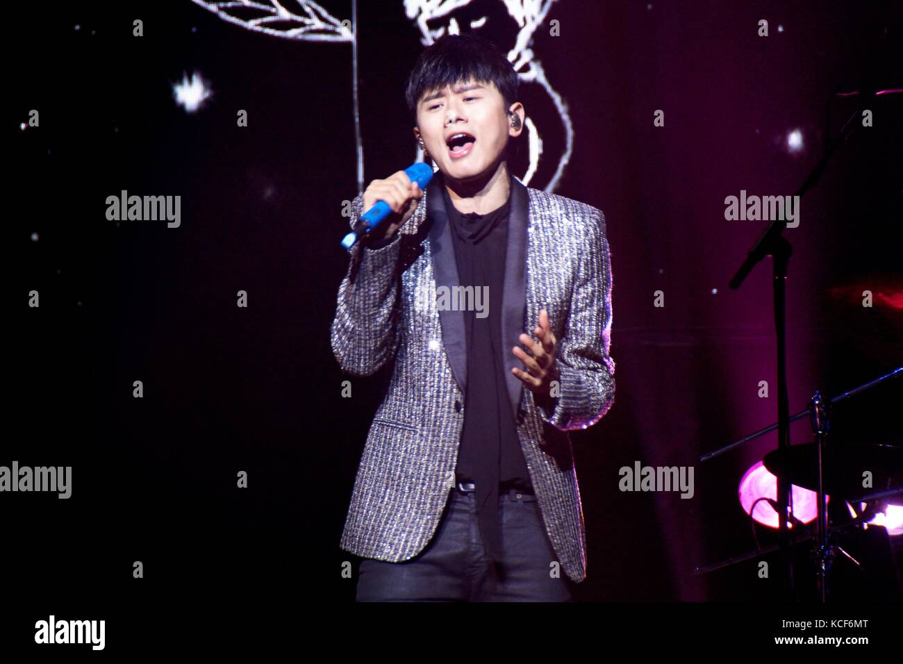 London, UK, 4. Oktober 2017. Zhang jie Konzert in der o2-indigo als Teil der Sound von meinem Herzen World Tour. Credit: Calvin tan/alamy leben Nachrichten Stockfoto