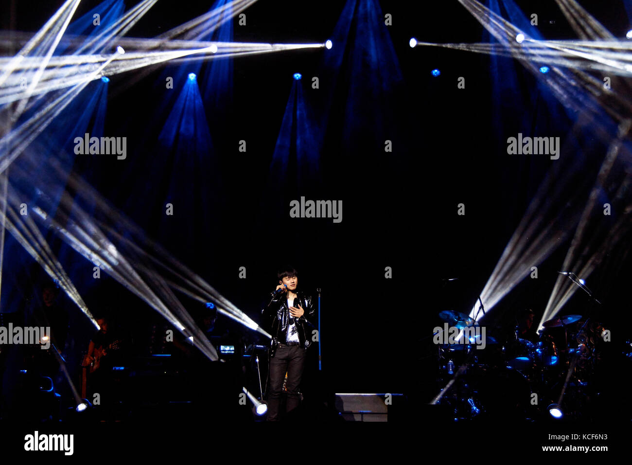 London, UK, 4. Oktober 2017. Zhang jie Konzert in der o2-indigo als Teil der Sound von meinem Herzen World Tour. Credit: Calvin tan/alamy leben Nachrichten Stockfoto