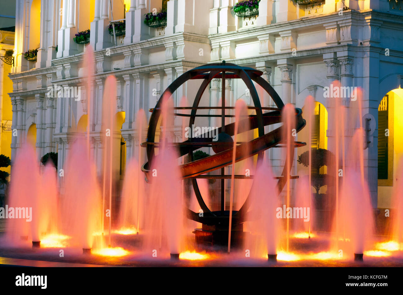 Largo do Senado, Macau, China Stockfoto