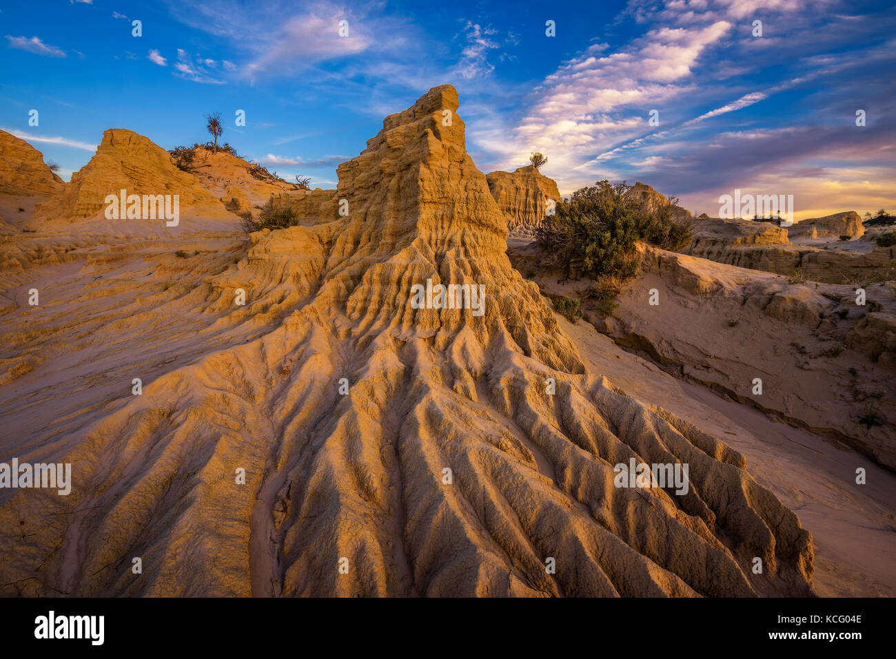 Mungo National Park in Australien Stockfoto