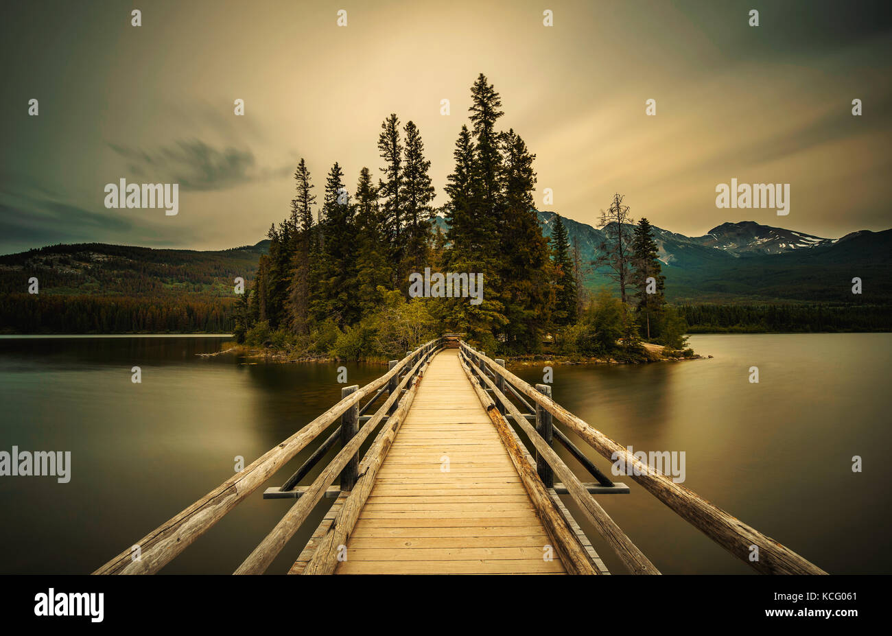 Sommer Abend am Pyramid Lake und die kleinen Pyramid Island Stockfoto