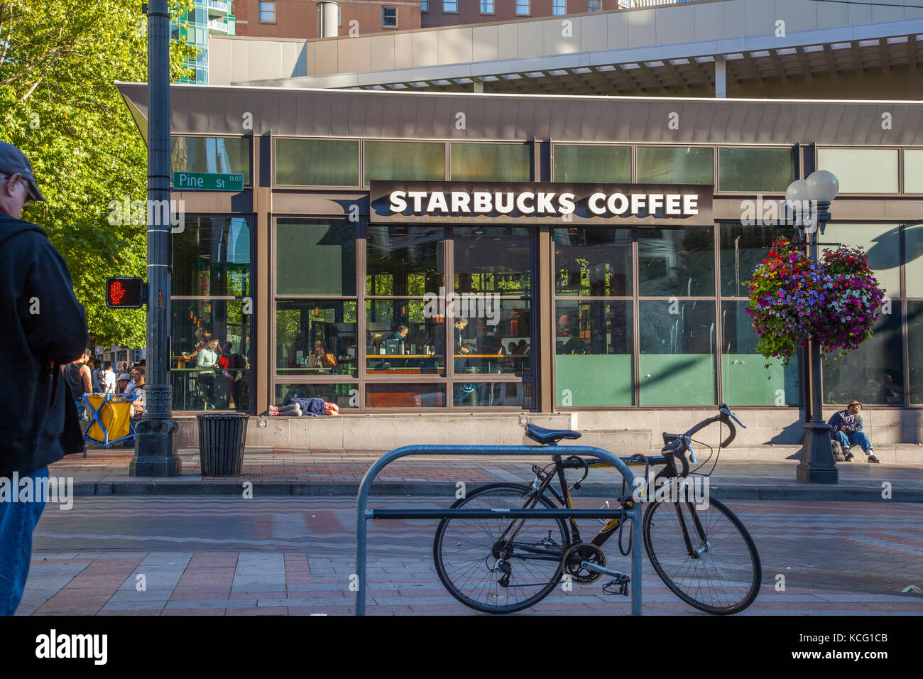 Starkbucks Coffe Shop in Seattle, Washington Stockfoto