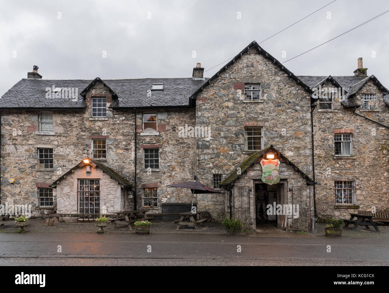 The Drovers Inn Hotel, Restaurant Pub in Inverarnan, North Loch Lomond Stockfoto