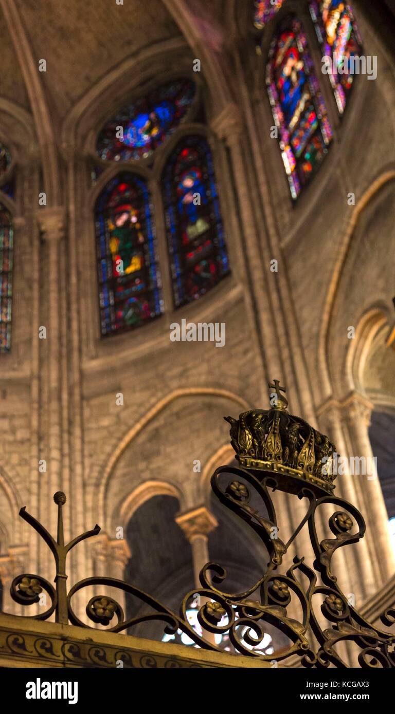 Die Kathedrale Notre-Dame, Ile de la Cite, Paris, Frankreich. Stockfoto