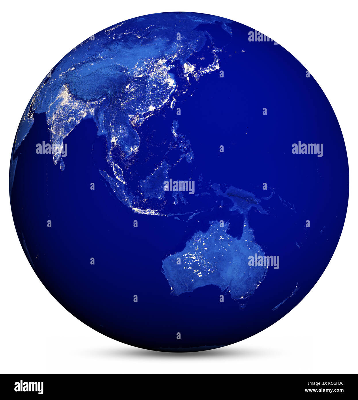 Earth Globus 3D-Rendering Stockfoto