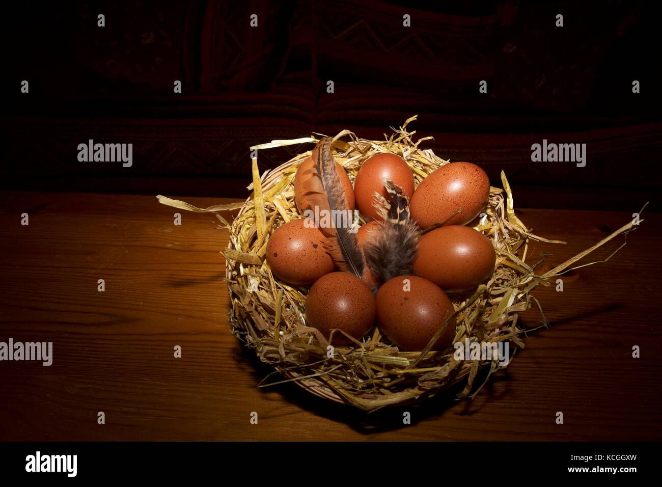 Eiern Stockfoto