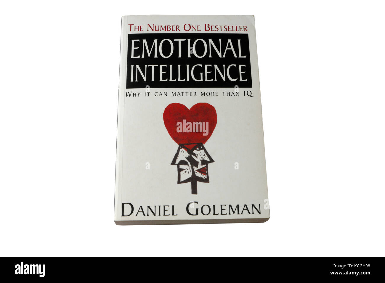 Emotionale Intelligenz von Daniel Goleman, Buch Cover Stockfoto