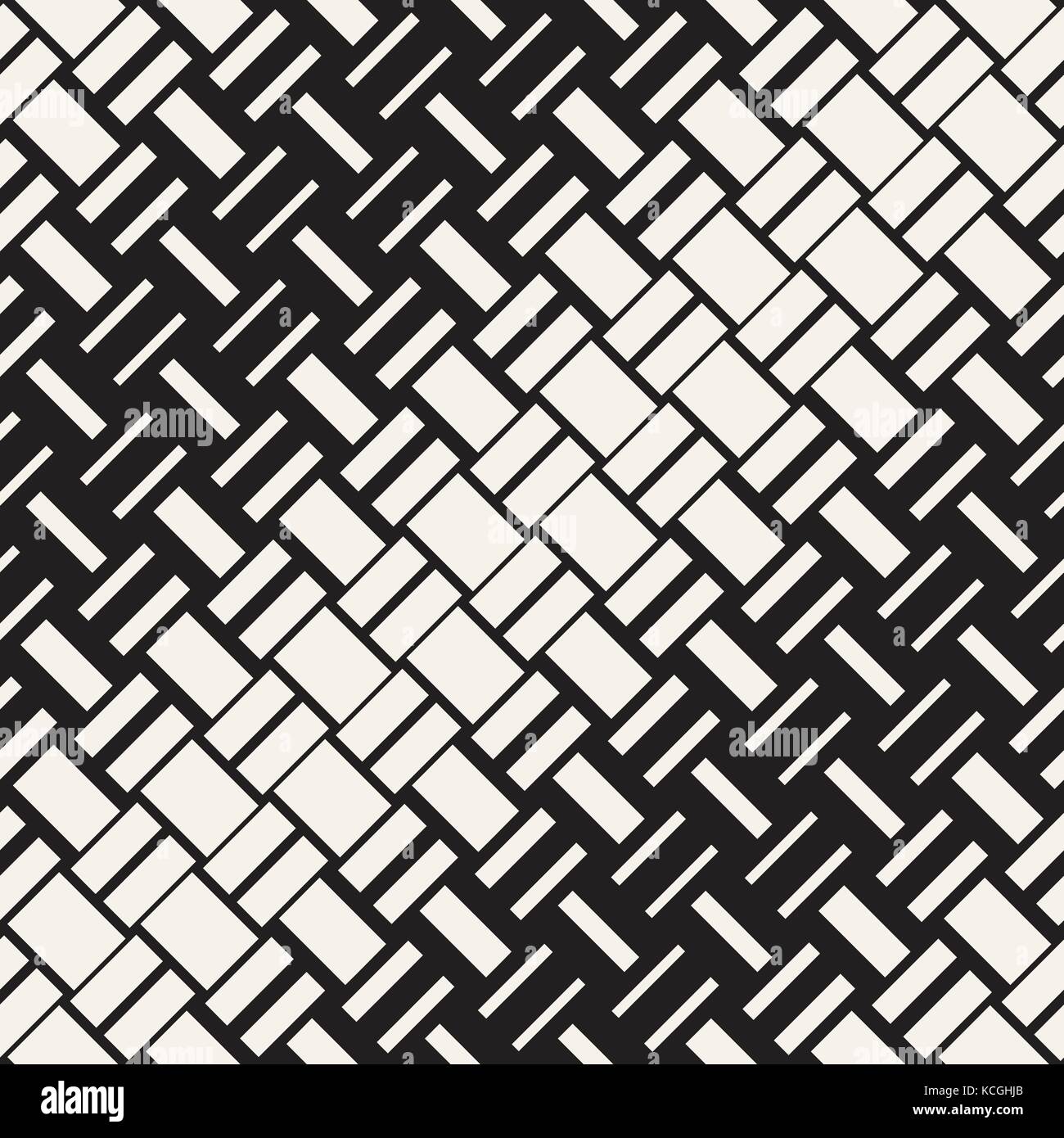 Vektor nahtlose geometrische Muster. halftone Farbverlauf Farbverlauf. gewebte Linien einfache Gitter Stock Vektor