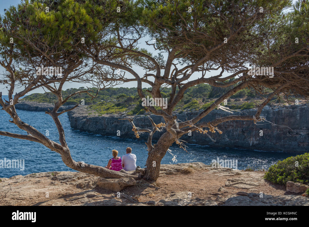 Cala Pi, Mallorca, Balearen, Spanien Stockfoto