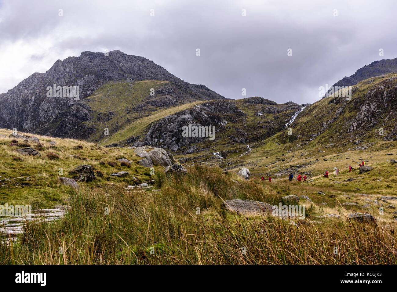 Cwm idwal Trail von ogwen Cottage Stockfoto