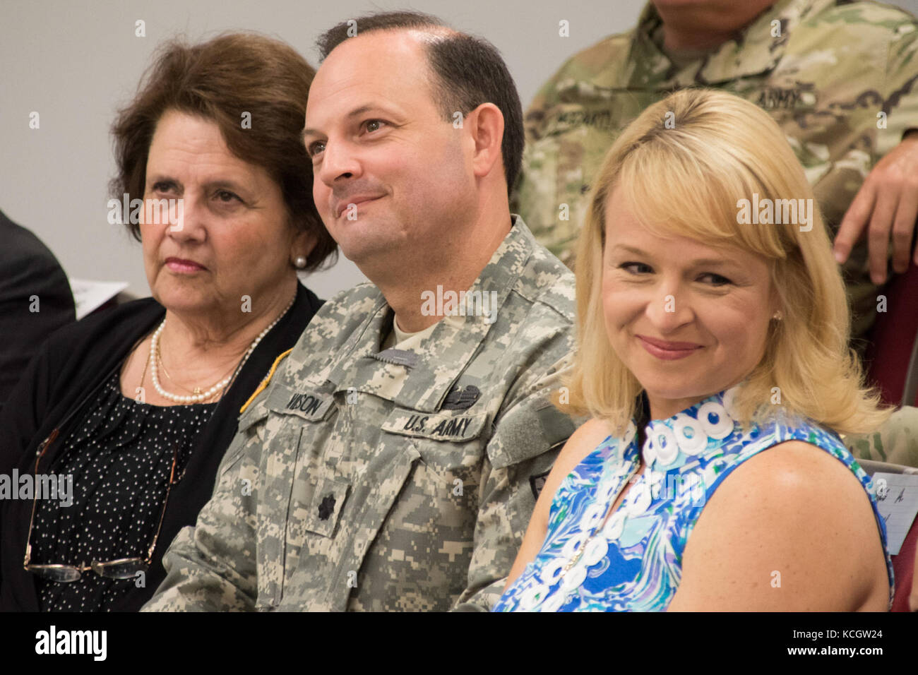 Us-Armee Lt.Col. Alan Wilson, stellvertretender Personal Judge Advocate ...
