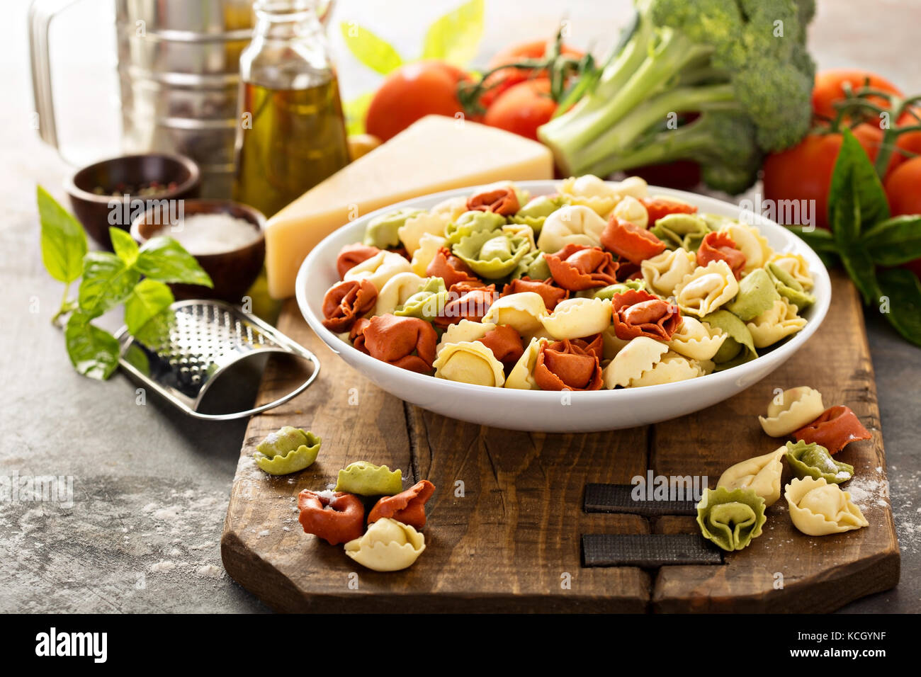 Italienische Tortellini Stockfotos und -bilder Kaufen - Alamy