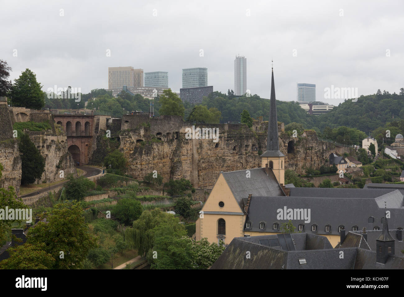 Bock-Kasematten, Luxemburg Stockfoto